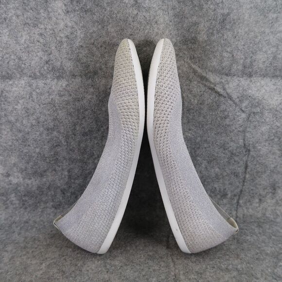 Allbirds Shoes Womens 8 Ballet Flats Tree Breezer Slip On Casual Breathable Grey - Picture 8 of 14